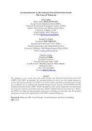 If you came here from a page that talks about restoring your credit rating, you are in the wrong place. Pdf An Introduction To The National Social Protection Fund The Case Of Malaysia