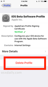 I am developing a site and it requires checking the site out on mobile. How To Remove Ios Beta Profile And Opt Out Of Ios Beta Updates Compsmag