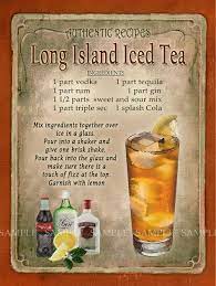 Long Island Iced Tea Cocktail Iced Tea Cocktails Alcohol Drink Recipes Long Island Iced Tea Cocktail