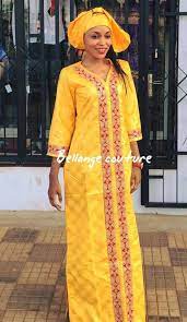 Robes pour jeunes femmes : Mali Fashion Bazin Brode Bellangecouture African Fashion Women African Fashion African Fashion Dresses