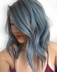 Hair Color Ideas 2017 2018 Wow Love This Moody Steel Blue Hair By Neal Malek Short Blue Hair Light Blue Hair Blue Hair