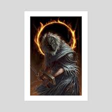 The Lost Sinner An Art Print By David Hsu Yen Dark Souls Art Dark Souls Artwork Dark Souls 2