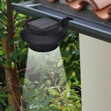 Maybe you would like to learn more about one of these? Outdoor Solar Lamp Set 6 Pcs Fence Light Gutter Light Black Black