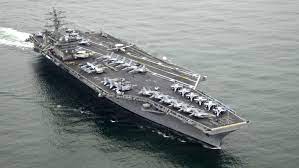 The suez canal runs through egypt and connects the mediterranean sea and the red sea as the most direct way to ship goods between europe and asia. Us Carrier Crosses Suez Canal Into Red Sea The Times Of Israel