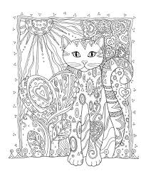 Personajele din plansele de colorat si desenele de colorat sunt doar pentru informare generala. Adorable Kitty Coloring Page In Exquisite Style Free Coloring Library