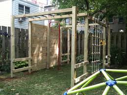 Backyard gym outdoor home gym ideas. How To Make Your Own Diy Jungle Gym The Backyard Gnome