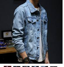 Black And Blue Split Denim Jacket Boys Distressed Blue Denim Jacket Denim Jacket Men Ripped Jeans Men Denim Coat Jacket