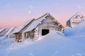 Sunrise log cabins offers 3 clean and comfortable accommodation setups! Abandoned Cabins In Snow Drift Winter Theme High Mountains Beautiful Sunrise Stock Photo Picture And Royalty Free Image Image 63522158