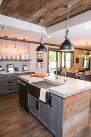 A great kitchen doesn't just look good, it feels good. A Fixer Upper Bachelor Pad Get Chip Jo S Single Guy Design Tips Farmhouse Kitchen Design Kitchen Design Kitchen Island With Sink