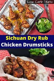 Easy Keto Sichuan Dry Rub Chicken Drumsticks Low Carb Recipe Ketovale Recipe In 2020 Chicken Drumsticks Chicken Recipes Drumstick Recipes