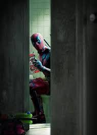 A third thug staggers to his feet, pulls a pistol, fires multiple shots point blank. Ryan Reynolds Reveals Another Hilarious Image Of Deadpool Hint He S Sitting On The Toilet Deadpool Movie Deadpool Deadpool Photos