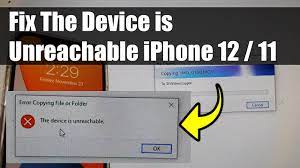 Fix The Device Is Unreachable When Copying Files From Iphone 12 11 To Windows Error Copying File Youtube