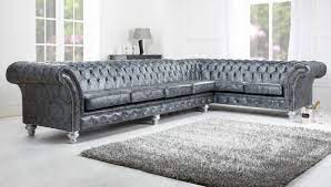 95 long alfredina sofa umber grey top grain leather parawood iron whitewash. Loading Chesterfield Corner Sofa Sofa Design Corner Sofa