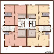خريطة 4 وحدات دوبلكس بتصميم فريد ومرن قابل للافراز مستقبلا home map design house plans villa design