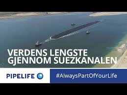 En av verdens viktigste kanaler! Verdens Lengste Fraktleveranse Gjennom Suezkanalen Youtube