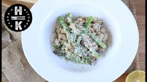 Mushroom And Asparagus Risotto Ad Youtube