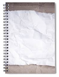 ✓ free for commercial use ✓ high quality images. Crumpled Writing Paper Background Spiral Notebook For Sale By Thp Creative
