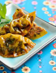 Peking Style Vegetable Dumplings Recipe Recipe Vegetarian Dim Sum Recipes Appetizer Recipes