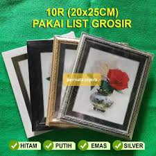 Daftar harga standar cetak foto 10r, 4r, 3r. Bingkai Foto 10r Pakai List I Pigora 10r Shopee Indonesia