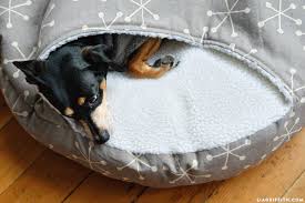 Your dog will love it! How To Make A Diy Burrow Dog Bed