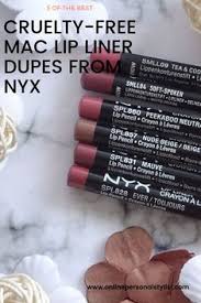 5 Of The Best Cruelty Free Mac Lip Liner Dupes From Nyx Not All Make Up Dupes Are Worth The Hype But This List Is A Winner I Love These 5 Cruelty Free M