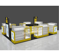 customized.Phone Accessories Glass Showcase with LED Light Lockable Cell  Phone Display Cabinet Mall Kiosk Design Mobile - AliExpress