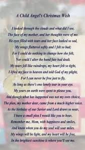 A Child Angel S Christmas Wish Memorial Card Christmas Poems Memories Quotes Grieving Quotes