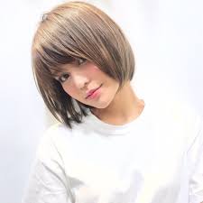 ハイトーンな透け感ヘアカラーで今年の夏は色素薄め美人に hair 髪型 ショートボブ ヘアスタイル 髪型