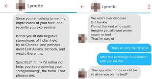 Are allowed less time than men to settle down. nearly two. Singapore Woman Hurls Racist Insults At 24 Year Old Lawyer From India On Tinder Unprovoked The Independent Singapore News