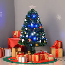 See more ideas about christmas, christmas decorations, tabletop christmas tree. 3 H Artificial Tabletop Christmas Tree Multi Colored Fiber Optic Led Pre Lit Holiday Home Decoration On Sale Overstock 14253537 White