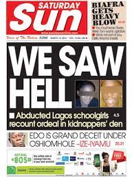 The daily sun is a nigerian daily print newspaper founded and published in kirikiri industrial layout, lagos, nigeria. Cover The Sun Nigeria