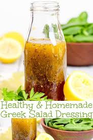 Homemade Healthy Greek Salad Dressing Recipe Only 7 Ingredients Salad Dressing Recipes Healthy Healthy Greek Salad Dressing Greek Salad Dressing Recipe