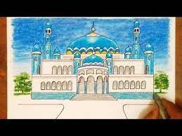 33 Gambar Kartun Masjid Dan Orang Gambar Mewarnai Masjid Yang Mudah Beserta Contoh Romadecade Download Hiasan Dinding Gantungan Gambar Gambar Kartun Kartun