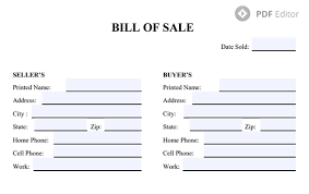 If you have a used car to sell, get a bill of sale form from the local motor vehicle department in your state. Free Bill Of Sale Template How To Write A Bill Of Sale