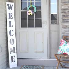 Maybe you would like to learn more about one of these? Diy Large Wood Welcome Sign For A Front Porch Creative Ramblings