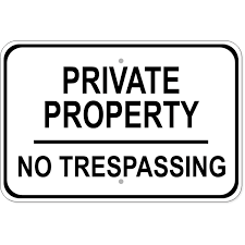 Check spelling or type a new query. Private Property Sign No Trespassing Custom Signs