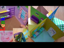 Nimm ein stück pappe oder sperrholz und dekorier es so, dass es wie ein garten aussieht. Papier Haus Basteln Von Peppa Wutz Peppa Pig Paper Doll House Diy Dom Svinki Peppy Svoimi Rukami Youtube