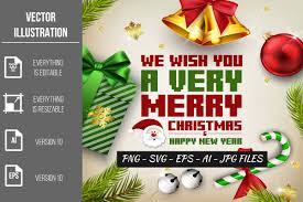 Merry Christmas Vector Clipart Bundle Graphic By Artnovi Creative Fabrica