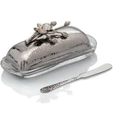 Make sure to take a spatula to the sides of the blender to ensure all of the ingredients are blended together. Michael Aram White Orchid Modern Classic Silver Stainless Steel Glass Butter Dish With Knife Kathy Kuo Home