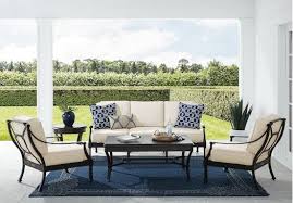 St Laurent Mocha 4 Pc Outdoor Seating Set With Linen Cushions Outdoor Seating Set Outdoor Seating Seating