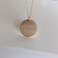 Date Disc Necklace 3 4 Disc Necklace Diamond Cross Necklaces Gold Disc Necklace