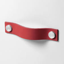 Östernäs handle in tanned leather feels soft to touch and brings a warm and natural element to your home. Ikea Leather Handles