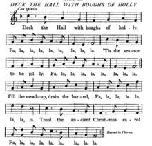 Deck the halls with boughs of holly. Deck The Halls Wikipedia