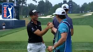 Viktor Hovland's hole-in-one at BMW Championship - YouTube