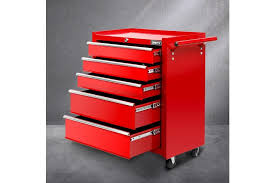 A thin coat of varnish will suffice for the interior of the box. Dick Smith New 5 Drawer Mechanic Tool Box Storage Trolley Red Home Garden Tools Workshop Equipment Tool Boxes Storage Other Tool Storage