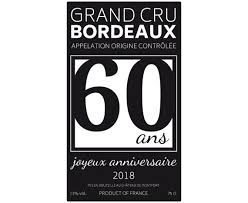 En général, elle porte une étiquette présentant le vin contenu. Etiquette Vin Personnalise Anniversaire Impression D Autocollants