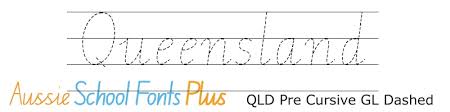 Queensland Modern Cursive Style Qld Cursive And Running Writing Fonts For Queensland Schools Edalive Educational Software