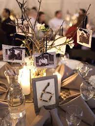 Beyond Flowers 50 Unique Ideas For Your Centerpieces Wedding Centerpieces Diy Photo Centerpieces Wedding Floral Centerpieces