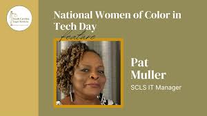 For National Women of Color in Tech Day, we asked Pat Muller, our IT  Manager to tell us more about herself and her journey into the world of  tech.