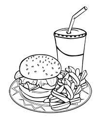 Junk Food Coloring Pages Food Coloring Pages Coloring Pages For Kids Coloring Pages